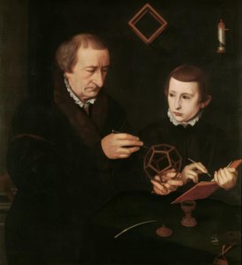Johannes Neudörfer avec son fils