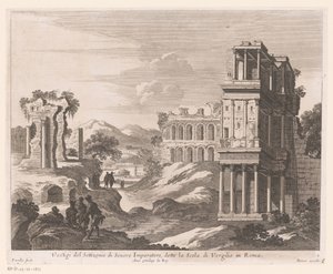 Vue de la ruine du Settizonio