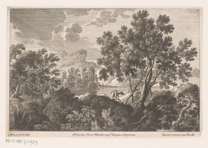 Paysage avec ruine - Nicolas Perelle