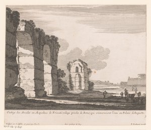 Paysage avec ruines et bergers
