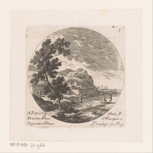 Ville fortifiée au bord de la mer - Nicolas Perelle