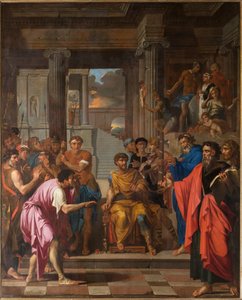 Saint Paul aveugle le faux prophète Bar-Jésus et convertit le Proconsul Sergius