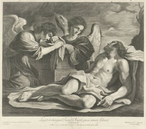 Lamentation du Christ par des anges - Nicolas Pitau (I)