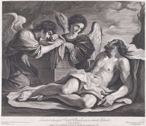 Anges en Deuil sur le Christ Mort - Nicolas Pitau