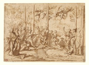 Apollon et les Muses sur le mont Parnasse
