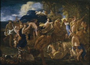 Bacchanale ou Bacchus et Ariane - Nicolas Poussin