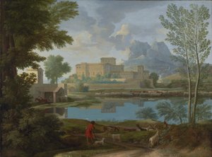 Un Tem[p]s calme et serein (Landscape with a Calm) - Nicolas Poussin
