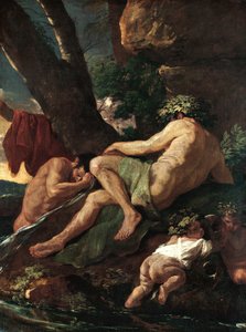 Midas se lavant à la source du Pactole - Nicolas Poussin