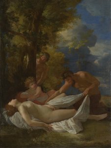 Nymphe avec satyres, vers 1627