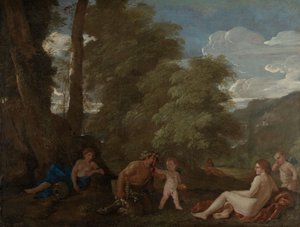 Nymphes et un satyre, ou Amor Vincit Omnia, c.1625-27