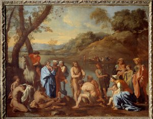 Saint Jean baptisant le peuple - Nicolas Poussin