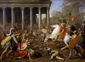 La destruction des temples de Jérusalem par Titus - Nicolas Poussin