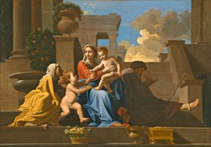 La Sainte Famille sur les marches, 1648