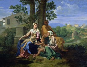 La Sainte Famille avec SS. Jean, Élisabeth et l