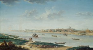 La Salpêtrière vue de la Rapée - Nicolas Raguenet