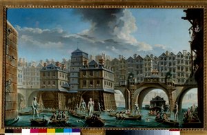 Le jeu des marins entre le Pont Notre-Dame et le Pont-au-Change