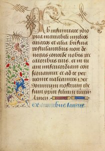Page de texte décorée