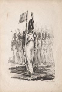 Costumes militaires : Carabinier sergent, guide général
