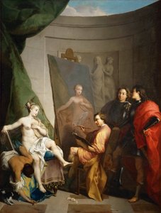 Apelles peignant Campaspe