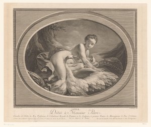 Léda et le cygne - Nicolas de Launay (goudsmid)
