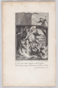 Chant 31, Strophe 70, de Orlando Furioso, 1774 - Nicolas de Launay