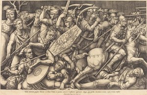Soldats Romains Combattant les Daces
