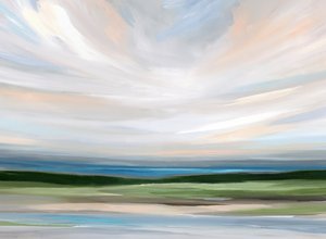 Paysage abstrait serein