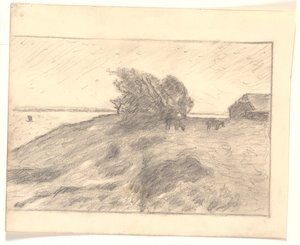 Vue de Vejbjerggaard avec Venø - Niels Jakob Jakobsen Bjerre