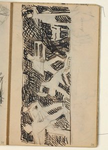 Composition de figures - esquisse pour un relief sur divers métiers?