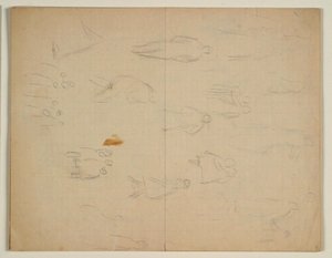 Esquisses de figures en mouvement et groupes de figures - Niels Larsen Stevns