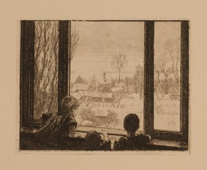 Les enfants à la fenêtre