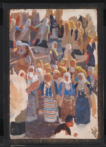 Groupes de femmes dansantes. Mégare