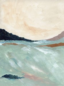 Paysage côtier abstrait - Nikita Jariwala