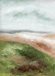 Paysage côtier abstrait