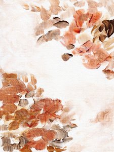 Fleurs abstraites aux tons terreux - Nikita Jariwala