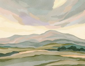 Paysage de montagne aux couleurs douces - Nikita Jariwala