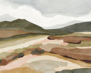 Paysage de montagne aux couleurs douces - Nikita Jariwala