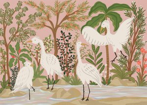 Aigrettes paisibles de la jungle - Nikita Jariwala