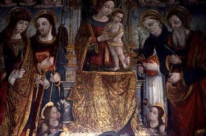 Madonna en majesté - Nikola Bozidarovic