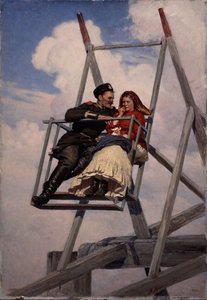 Sur la balançoire, 1888 - Nikolai Aleksandrovich Yaroshenko
