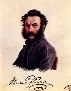 Portrait du décembriste Ivan Horbachevsky 1800-1869, 1837