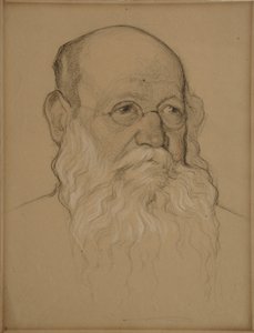 Portrait du révolutionnaire Comte Piotr A. Kropotkine 1842-1921, 1920-1921