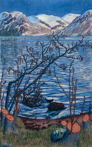 Oiseau sur pierre