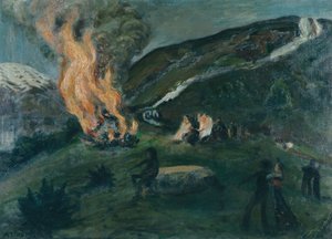 Feu de la Saint-Jean - Nikolai Astrup