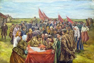 La signature des obligations gouvernementales, milieu des années 1930