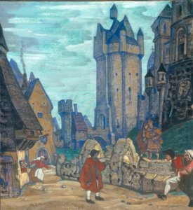 Devant le château