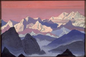 Kangchenjunga / Peinture de N.K. Roerich