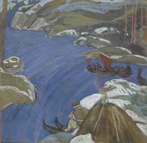 La Voie varègue, 1904 - Nikolai Konstantinowitsch Roerich