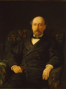 Portrait du poète Nikolaï Nekrassov 1821-1877, 1872