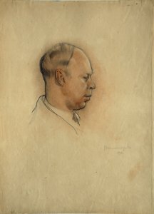 Portrait du compositeur Sergei Prokofiev (1891-1953) - Nikolai Nikolayevich Vysheslavtsev